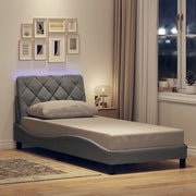 Okvir kreveta s LED-om bez madraca 90x190 cm od tkanine