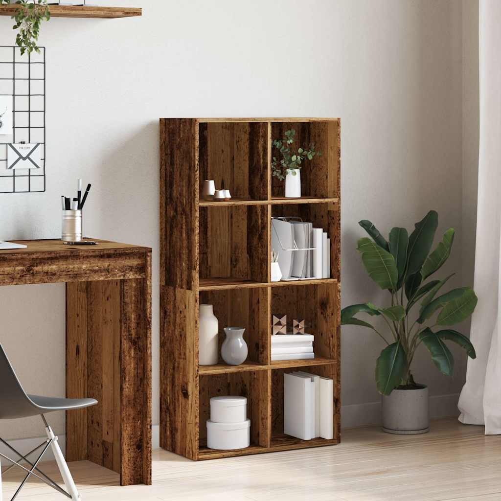 Ormar za knjige staro drvo 66x30x130 cm konstruirano drvo