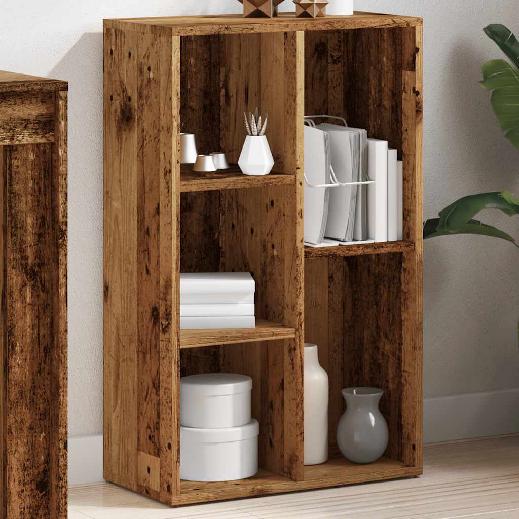Ormar za knjige staro drvo 66x30x130 cm konstruirano drvo
