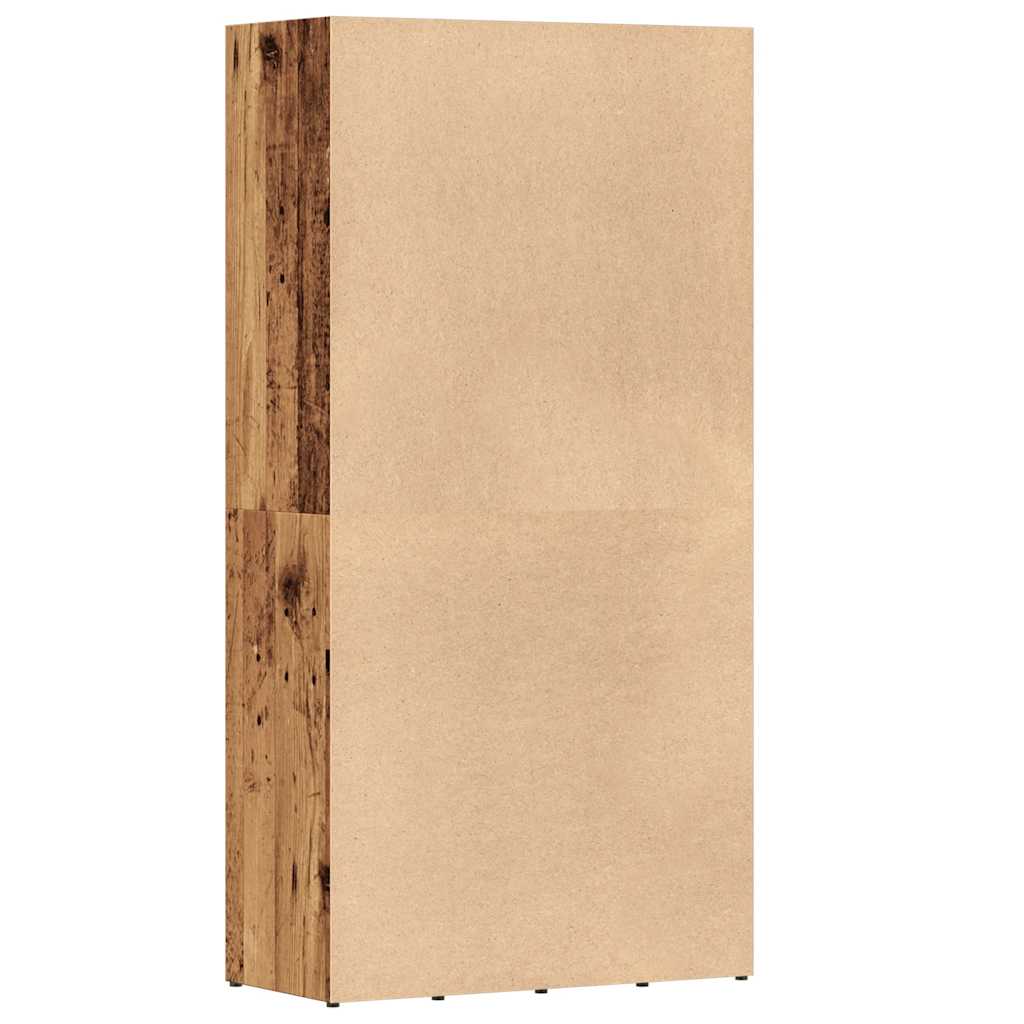 Ormar za knjige staro drvo 66x30x130 cm konstruirano drvo