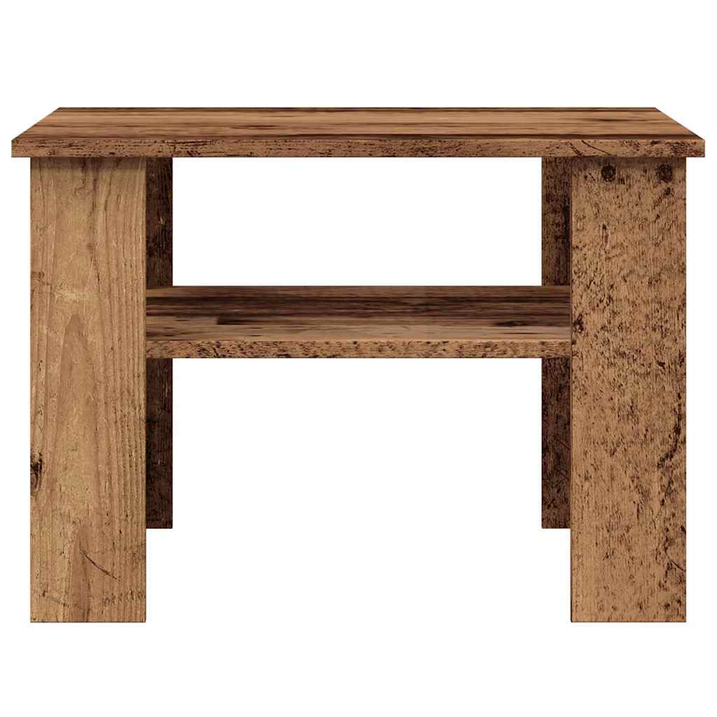 Stol za kavu staro drvo 60x60x42 cm konstruirano drvo