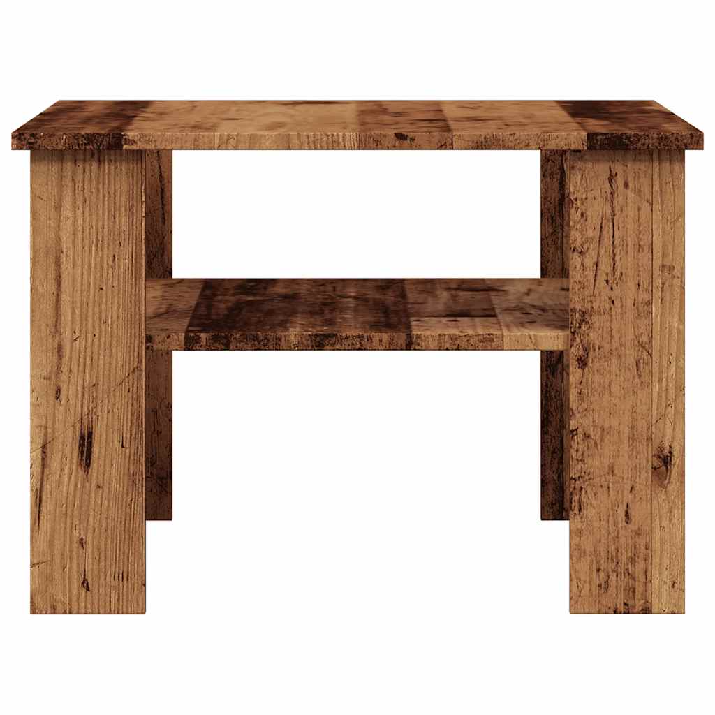 Stol za kavu staro drvo 60x60x42 cm konstruirano drvo