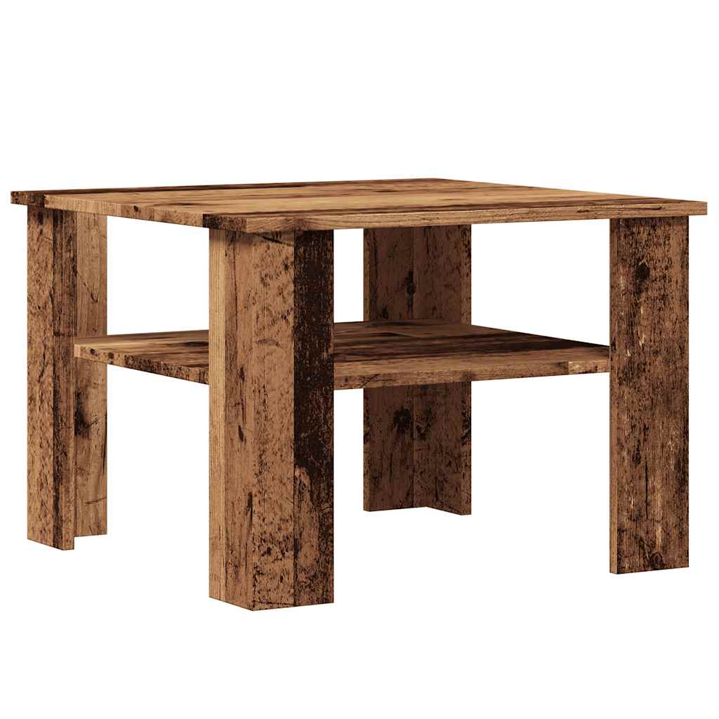 Stol za kavu staro drvo 60x60x42 cm konstruirano drvo