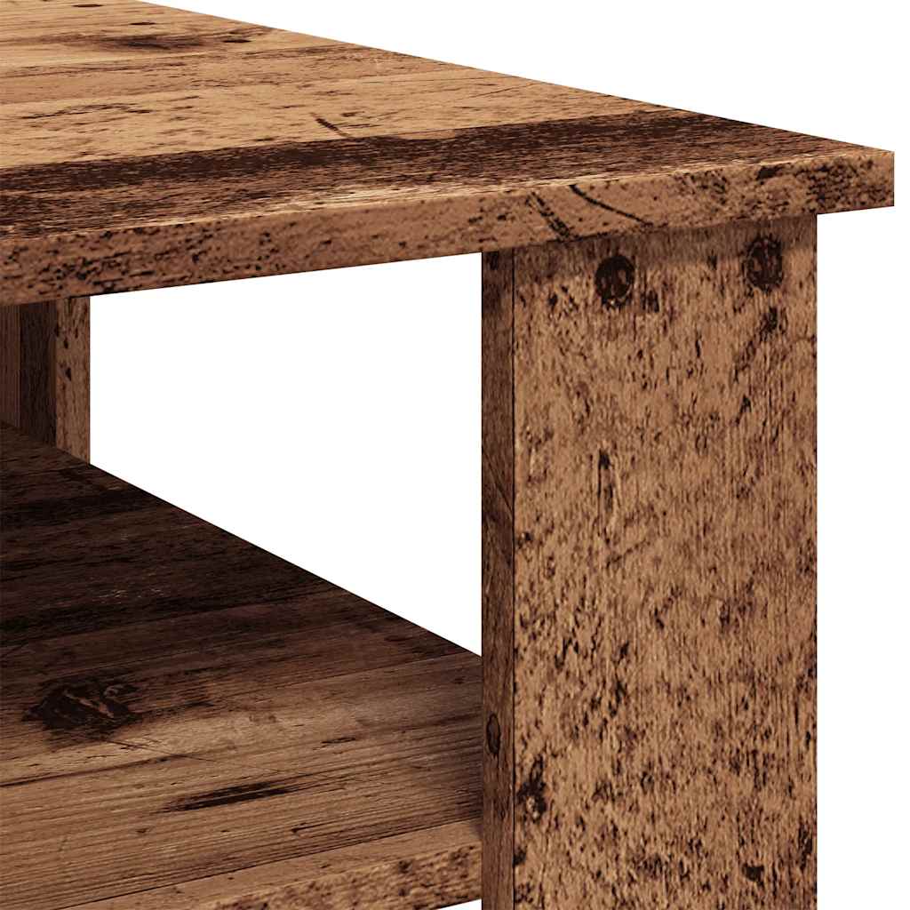 Stol za kavu staro drvo 60x60x42 cm konstruirano drvo