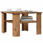 Stol za kavu staro drvo 60x60x42 cm konstruirano drvo