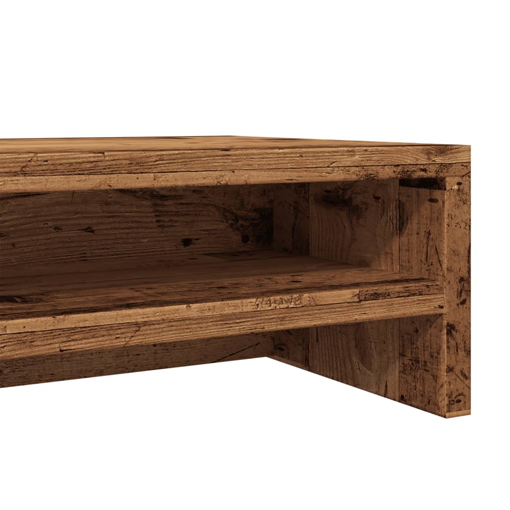 Stalak za monitor boja drva 100 x 24 x 13 cm konstruirano drvo