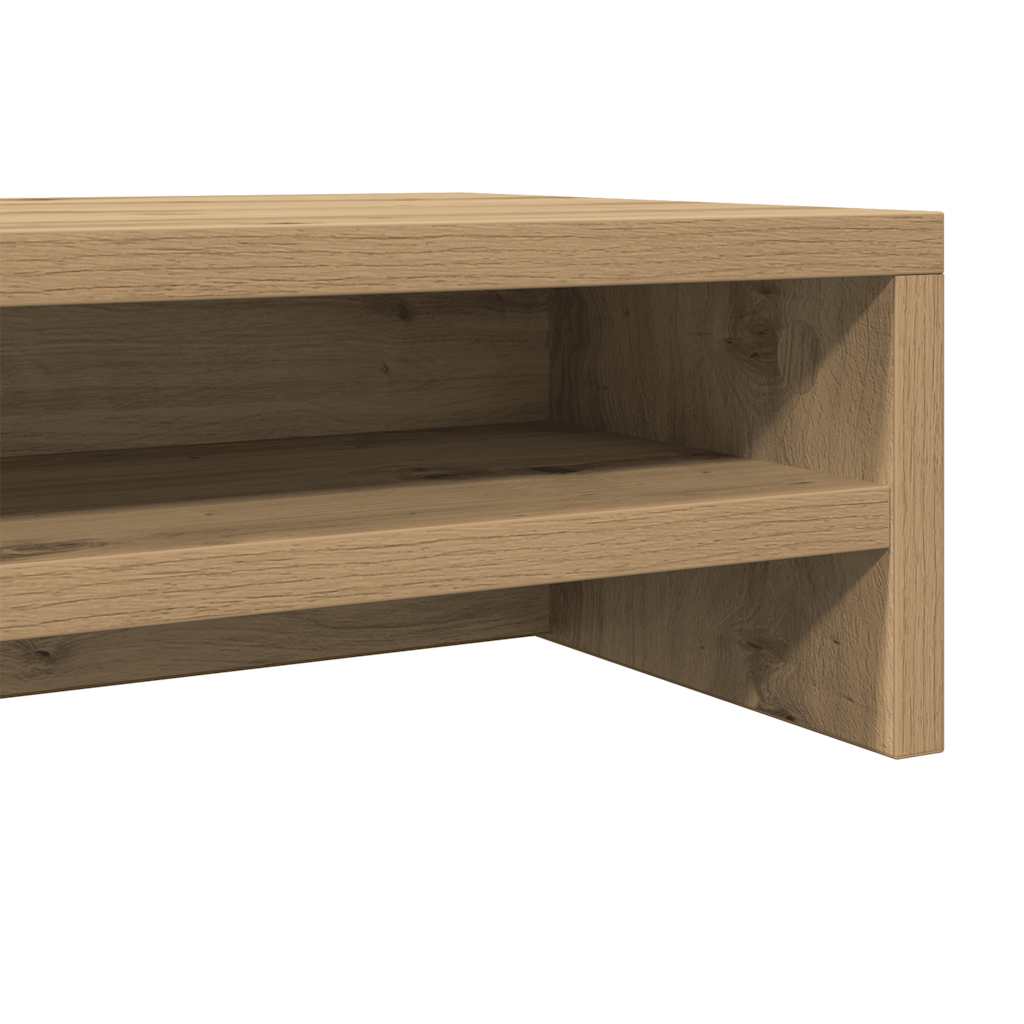 Stalak za monitor Artisan hrast 100x24x13 cm Konstruirano drvo