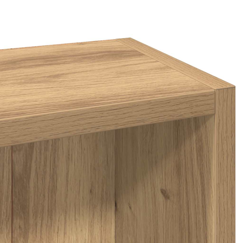 Ormarići za CD-ove 2 kom boja hrasta 21 x 16 x 93,5 cm drveni
