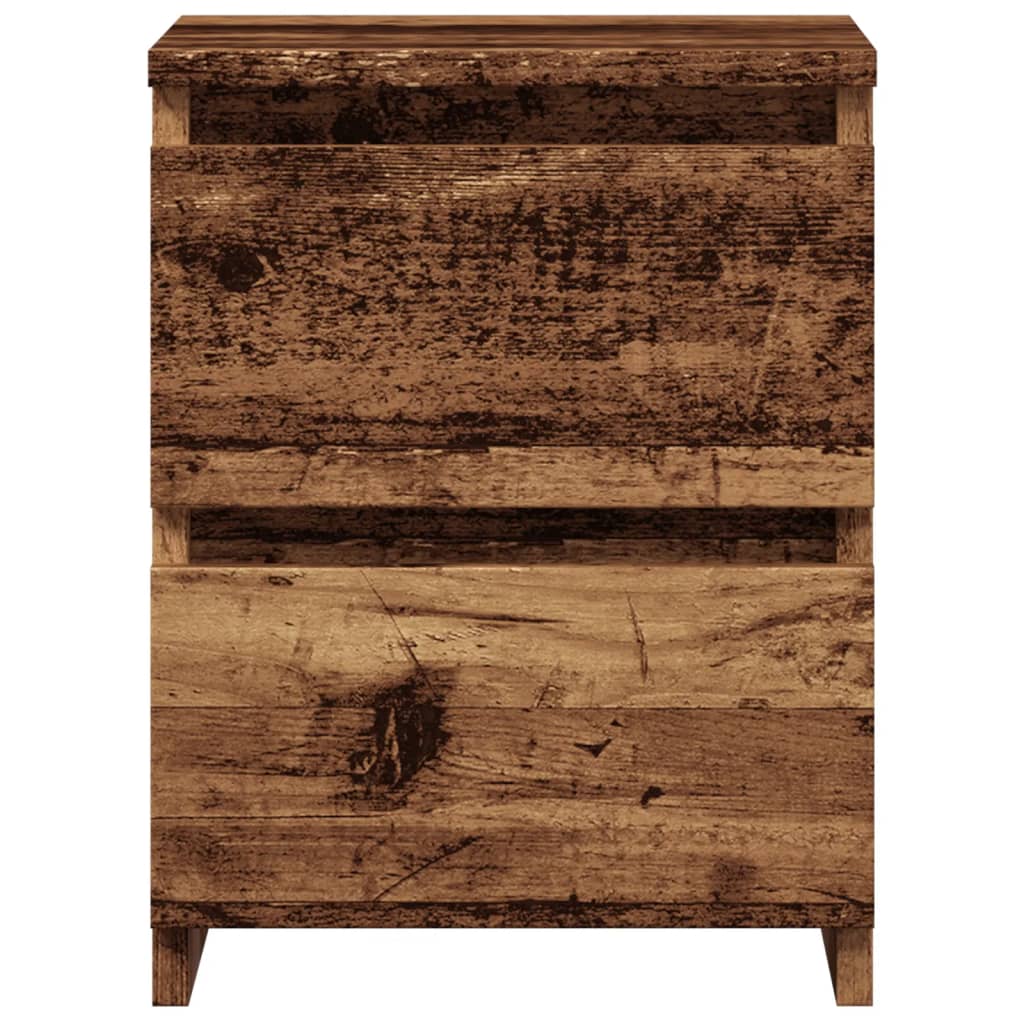 Noćni ormarići 2 kom boja drva 30x30x40 cm konstruirano drvo