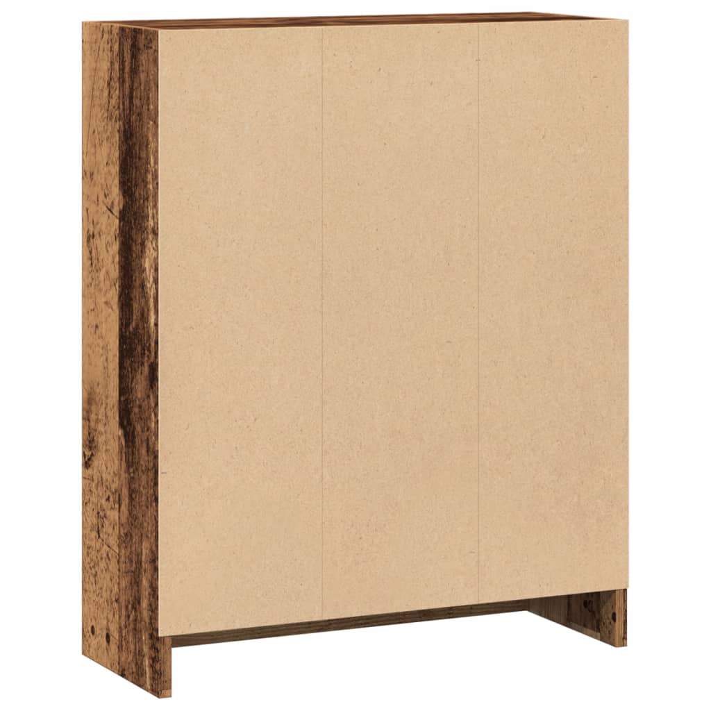 Regal za knjige boja starog drva 60x24x76 cm konstruirano drvo