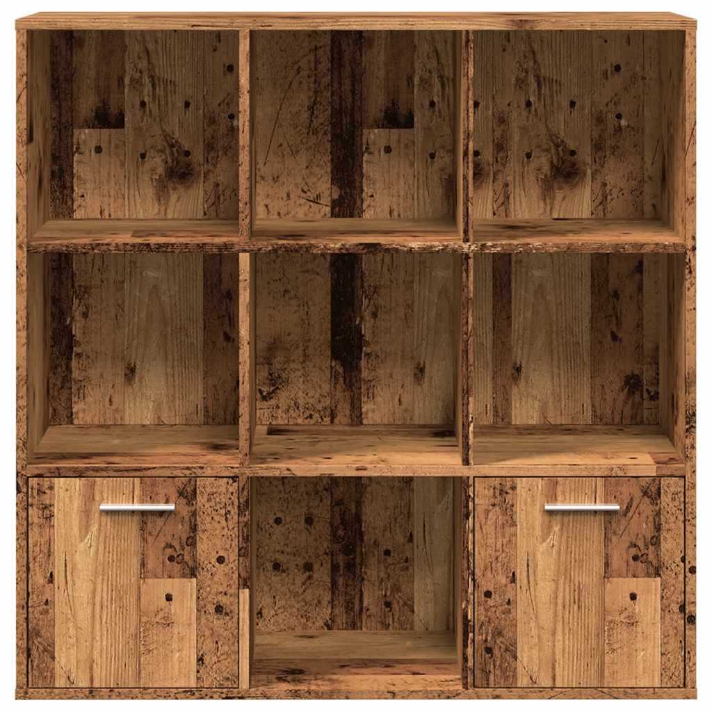 Ormar za knjige staro drvo 98x29x97,5 cm konstruirano drvo