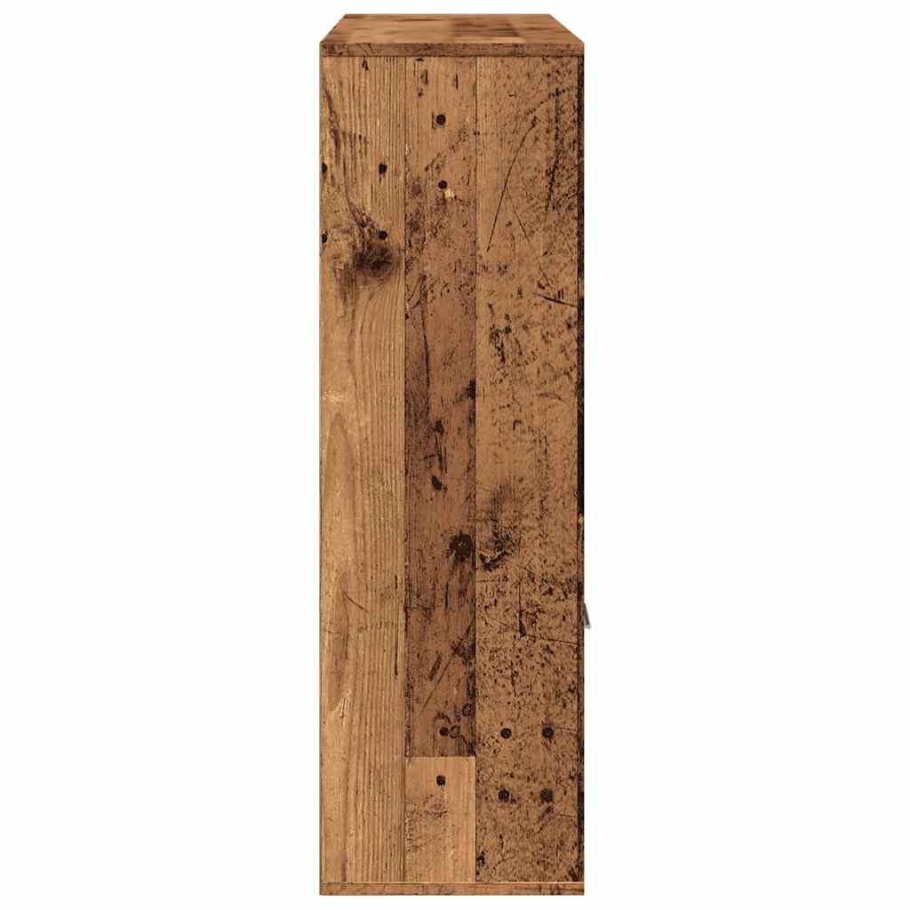 Ormar za knjige staro drvo 98x29x97,5 cm konstruirano drvo