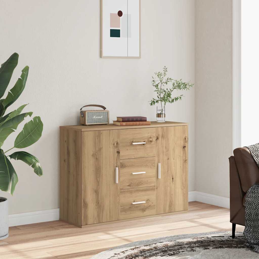 Komoda Artisan hrast 90x29,5x65 cm izrađeno drvo