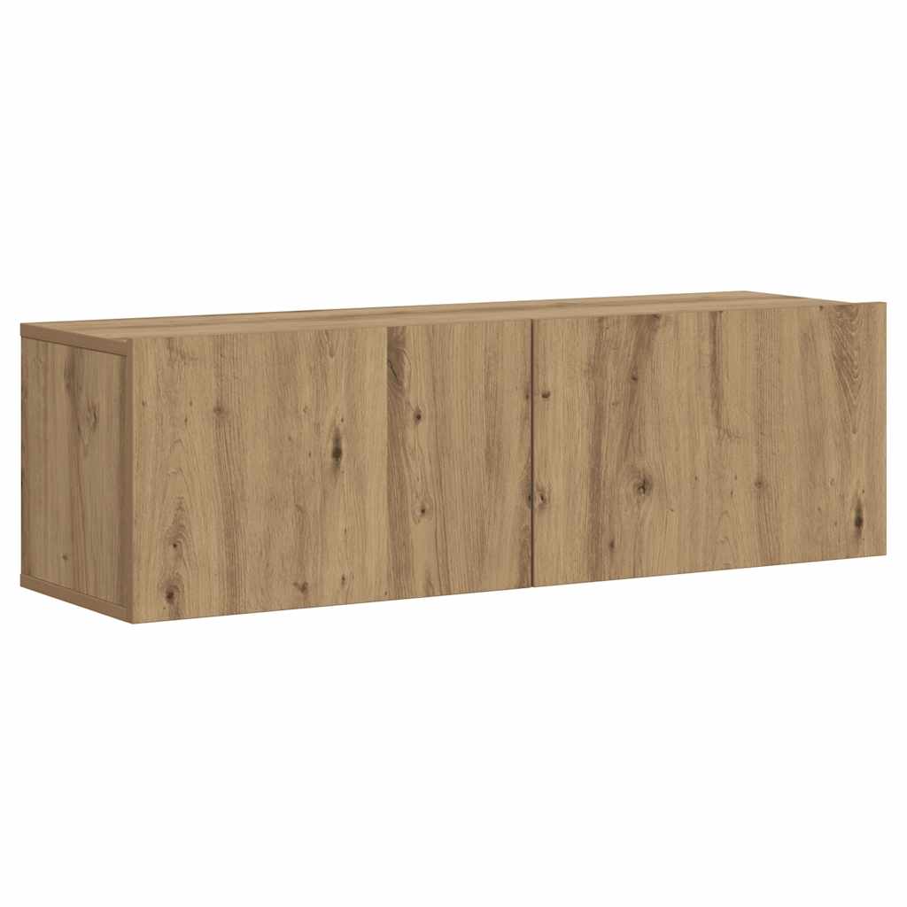 Zidni TV ormarić boja hrasta 100 x 30 x 30 cm konstruirano drvo