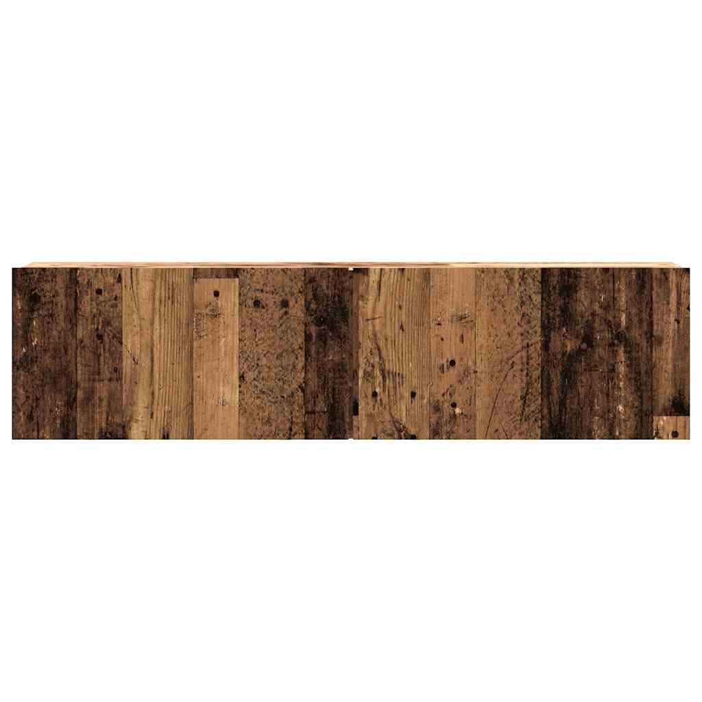 Zidni TV ormarić staro drvo 120x30x30 cm konstruirano drvo