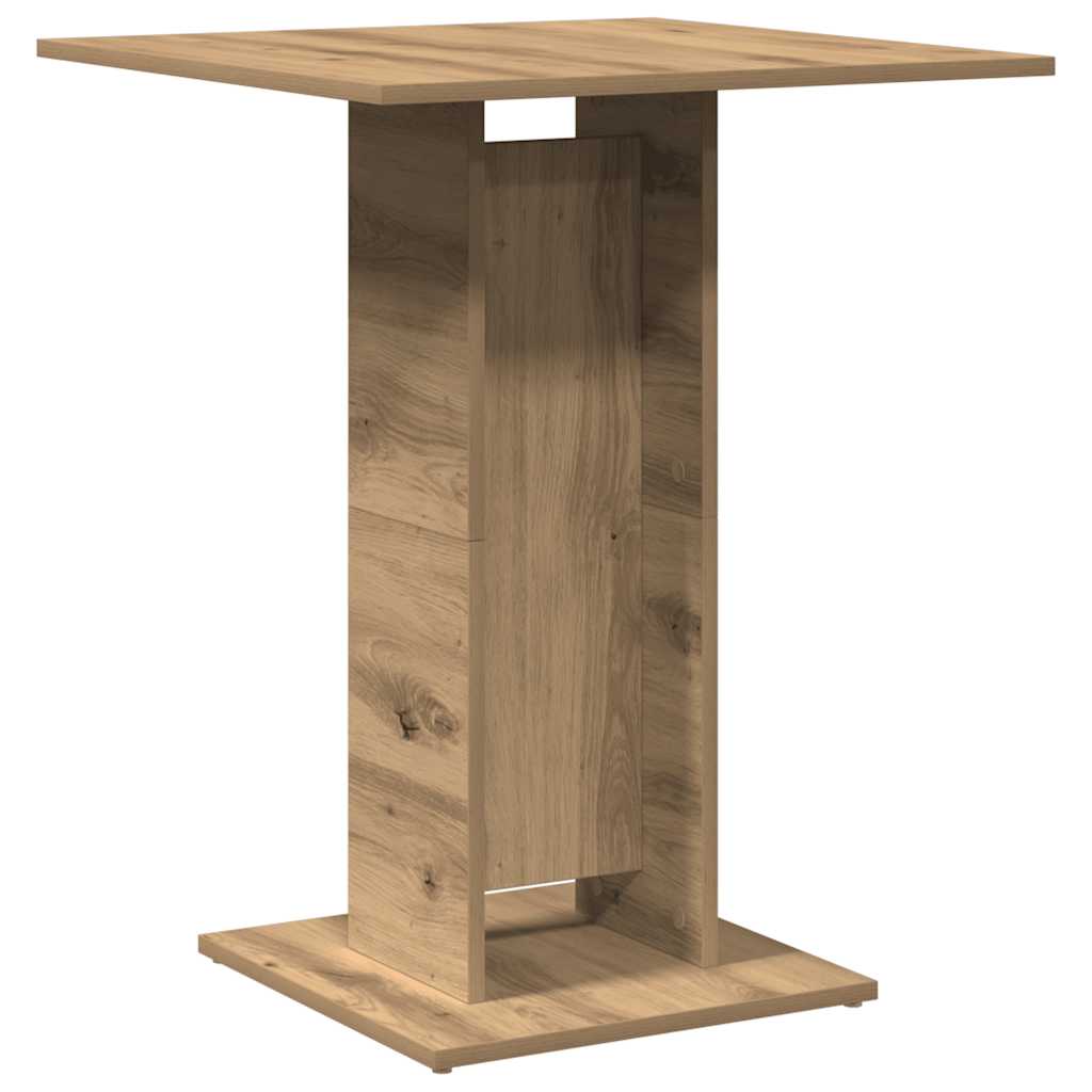 Stol za bistro Artisan hrast 60x60x75 cm konstruirano drvo