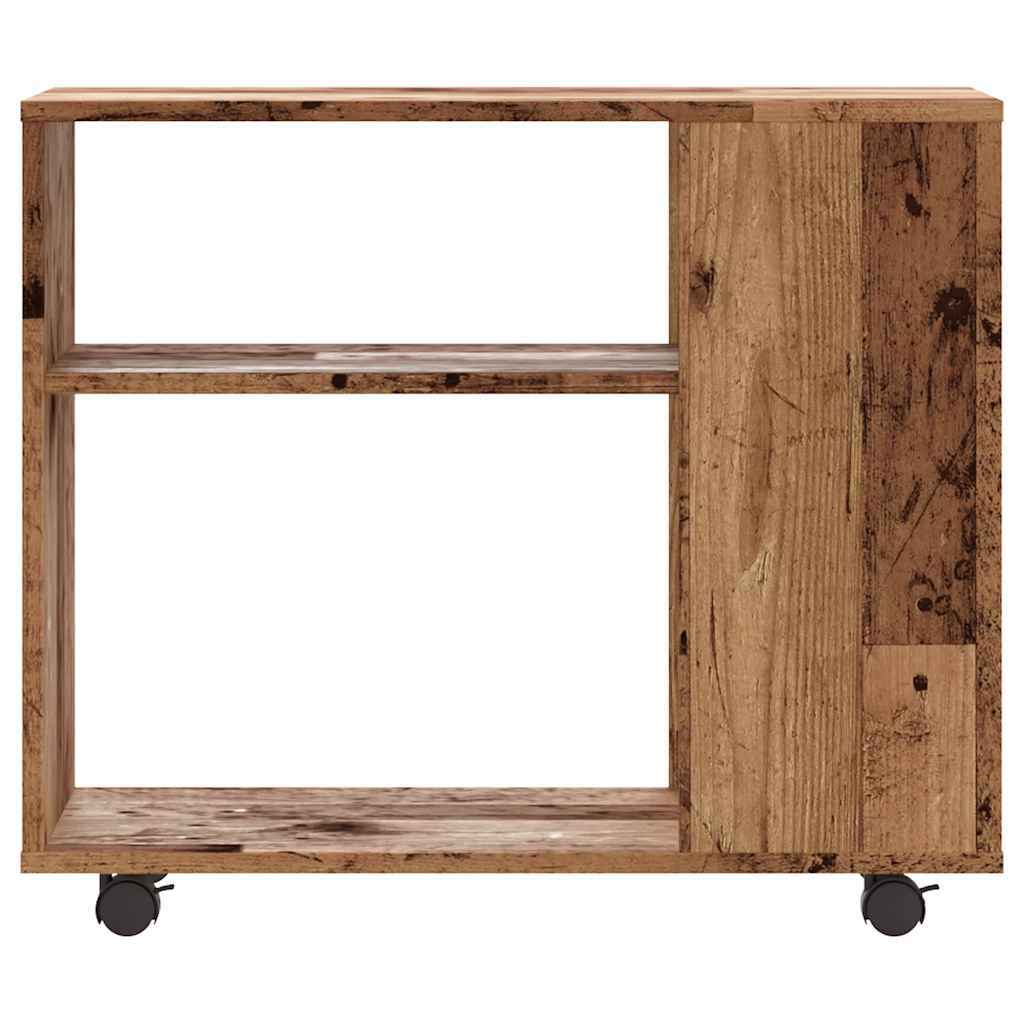 Pomoćni stol staro drvo 70x35x55 cm konstruirano drvo