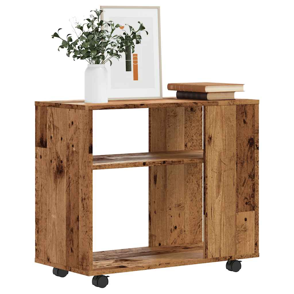 Pomoćni stol staro drvo 70x35x55 cm konstruirano drvo