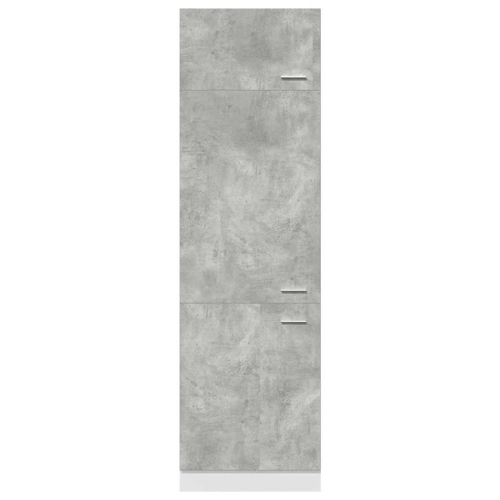 Ormarić za hladnjak "Lyon" Betonsko sivi 60x57x207 cm Konstruirano drvo