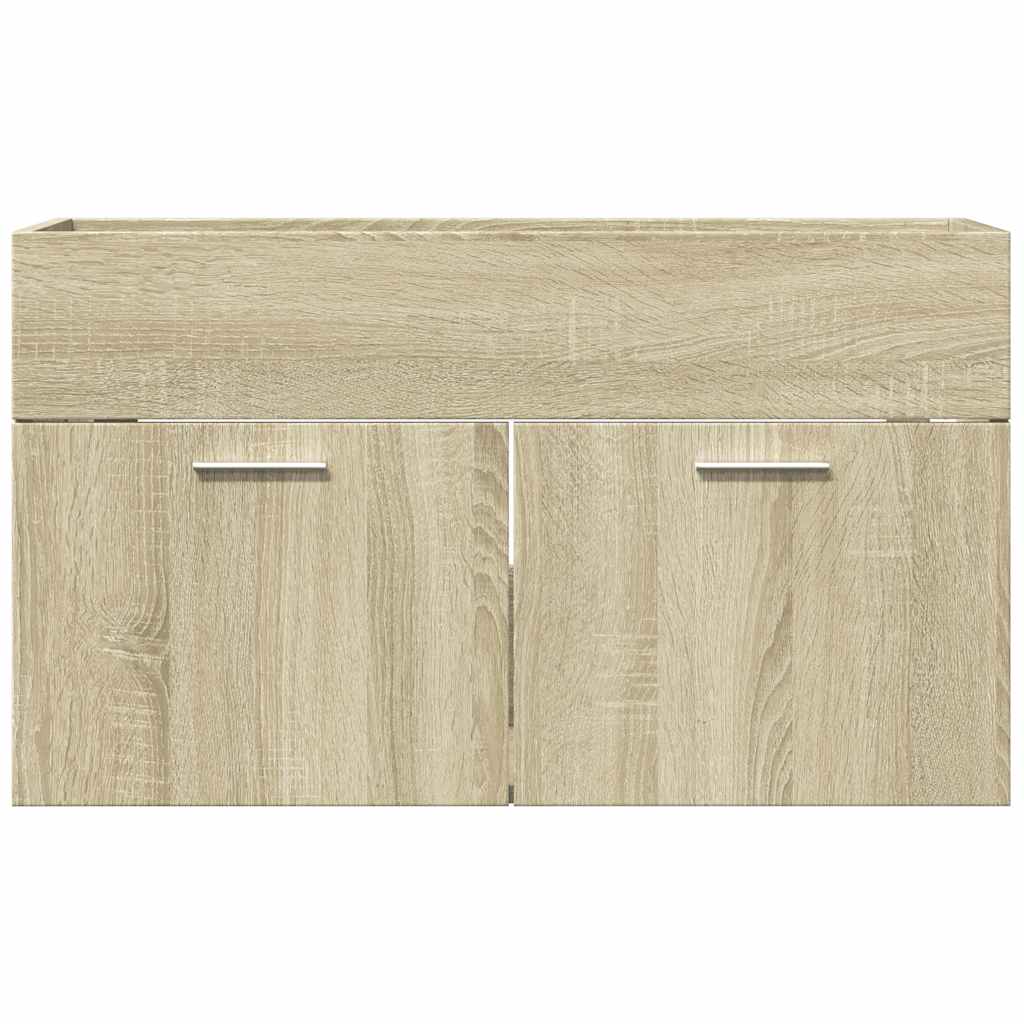 Ormarić za umivaonik boja hrasta sonome 80x38,5x46 cm iverica