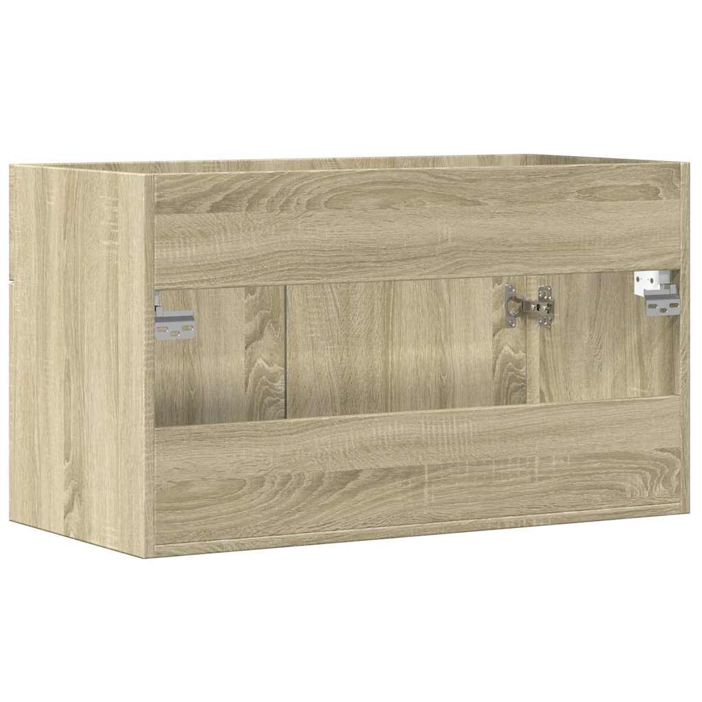 Ormarić za umivaonik boja hrasta sonome 80x38,5x46 cm iverica