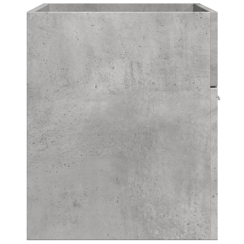 Ormarić za umivaonik siva boja betona 80 x 38,5 x 46 cm iverica