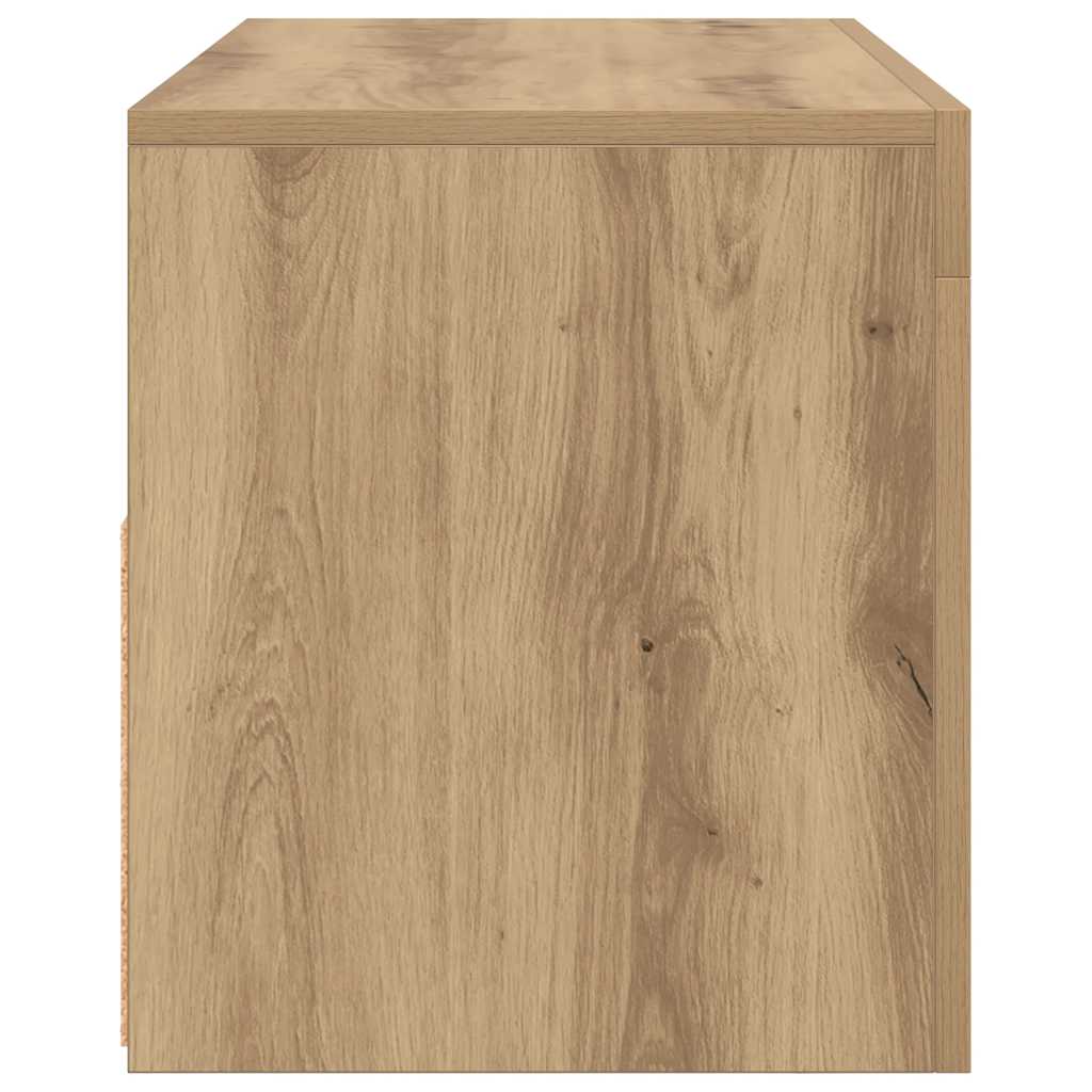 TV ormarić LED boja hrasta 90x35x40 cm konstruirano drvo