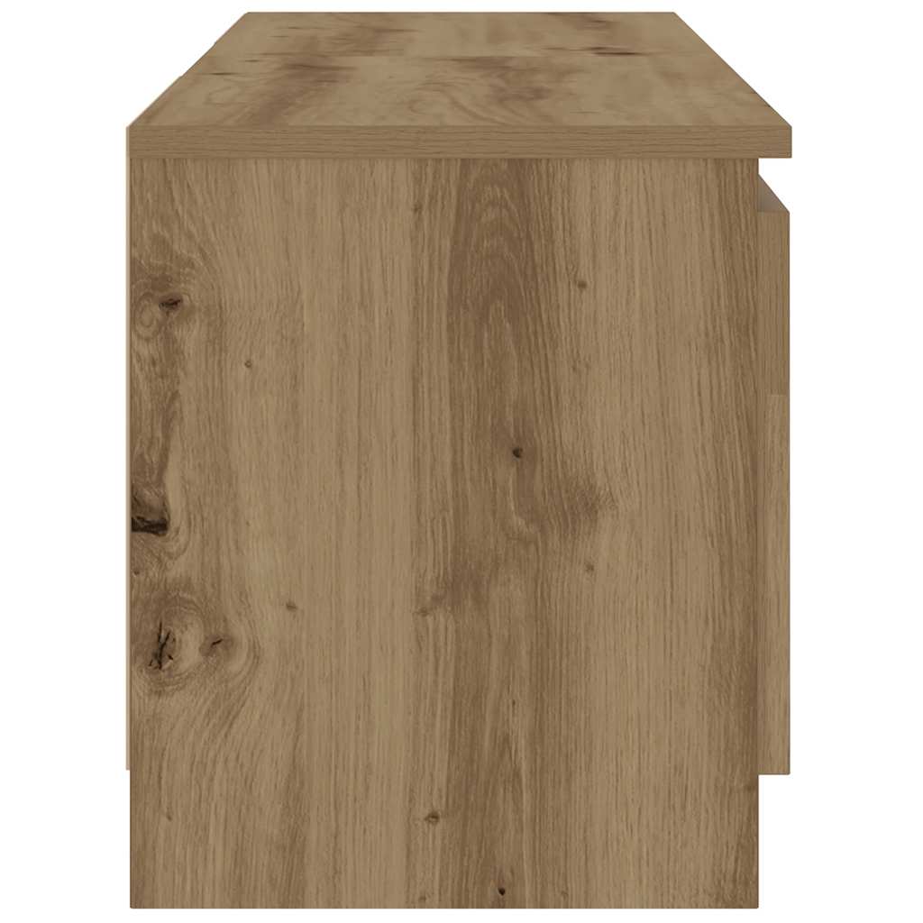 TV ormarić LED boja hrasta 120x30x36 cm konstruirano drvo