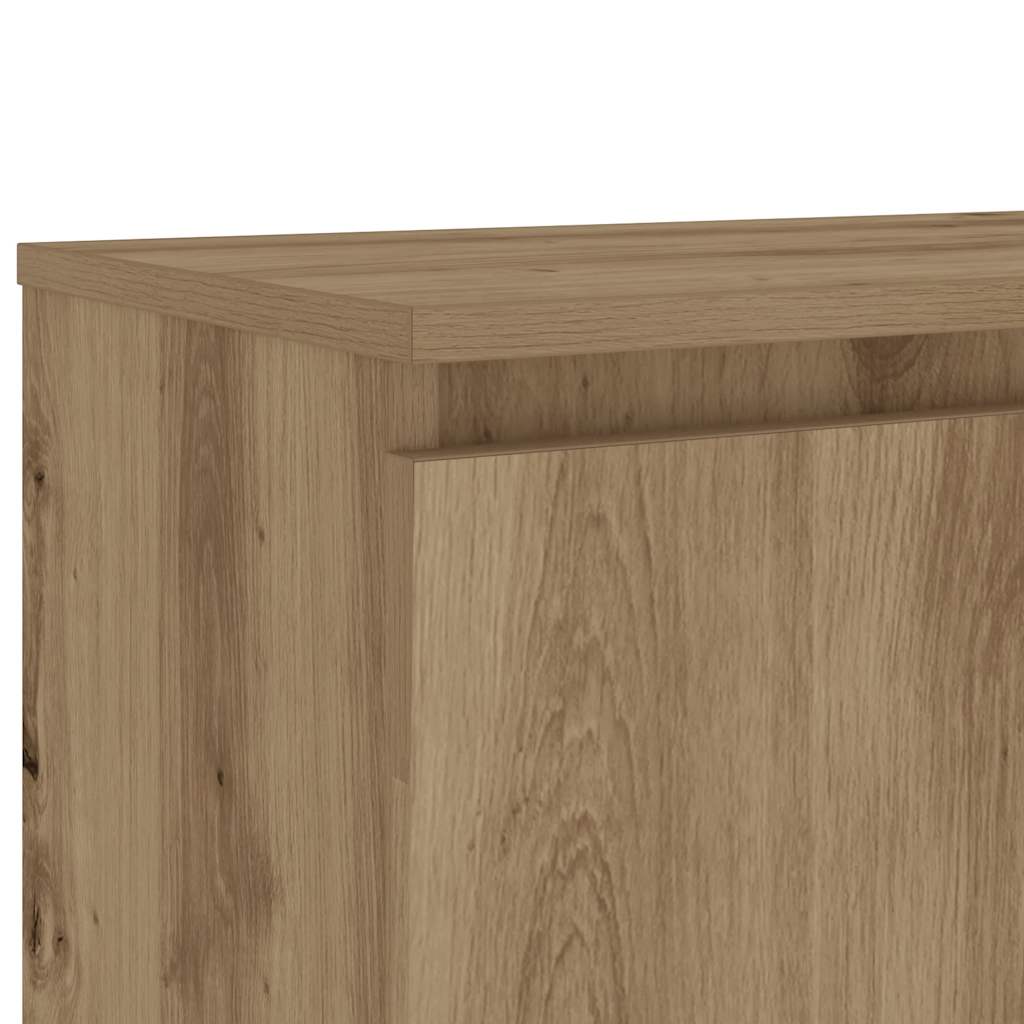 TV ormarić LED boja hrasta 120x30x36 cm konstruirano drvo