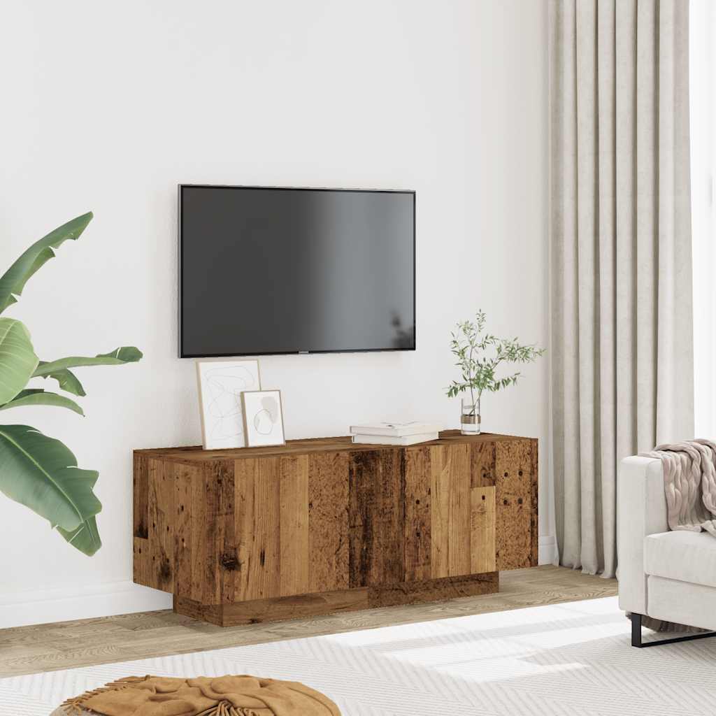 TV ormarić boja starog drva 100 x 35 x 40 cm konstruirano drvo