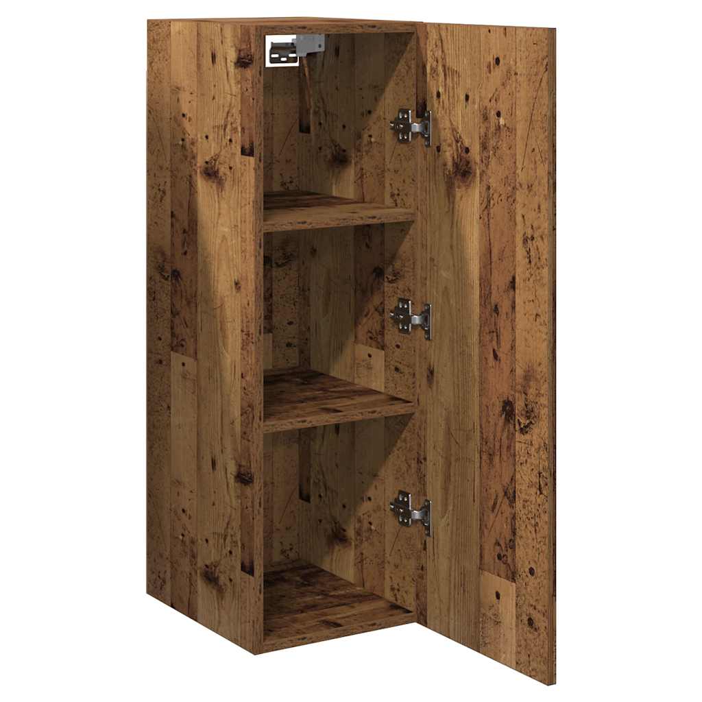 2-dijelni TV ormarić staro drvo 30,5x30x90 cm konstruirano drvo