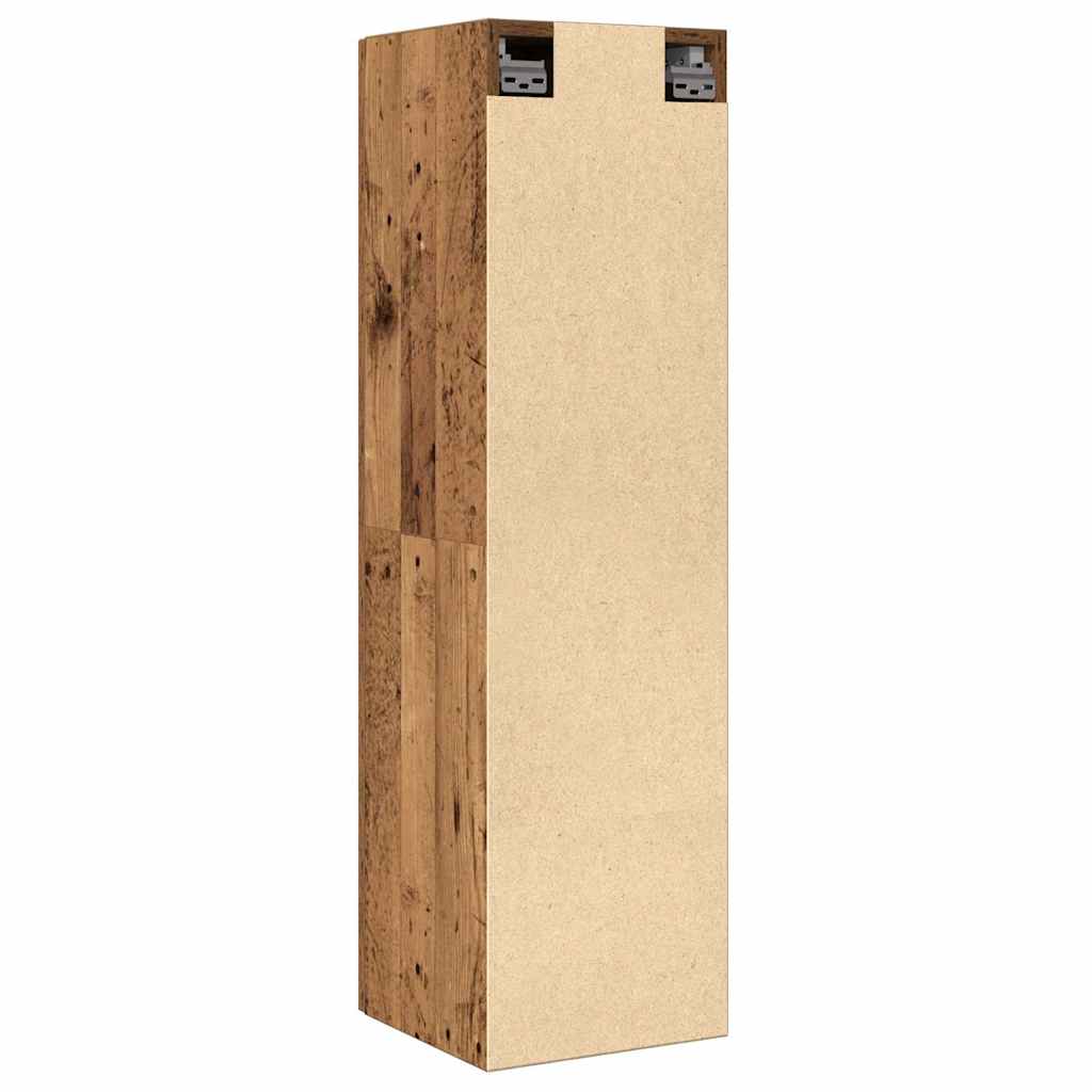 TV ormarić staro drvo 30,5x30x110 cm konstruirano drvo