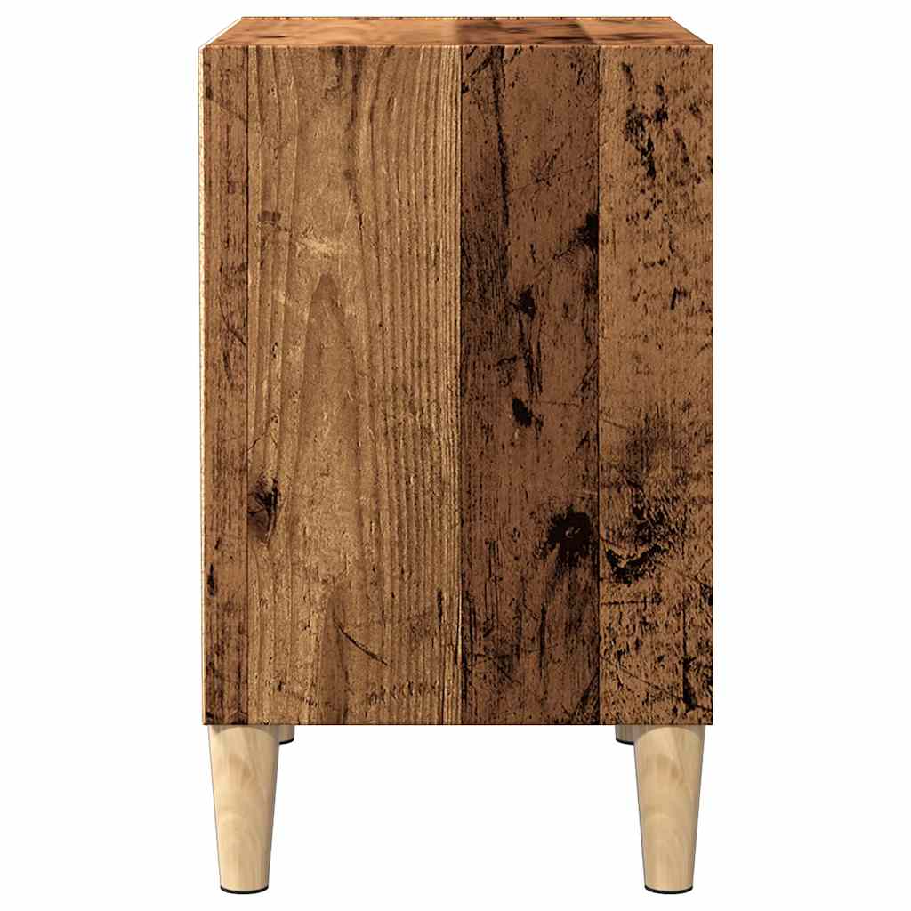 Noćni ormarići 2 kom Staro drvo 40x30x50 cm Konstruirano drvo