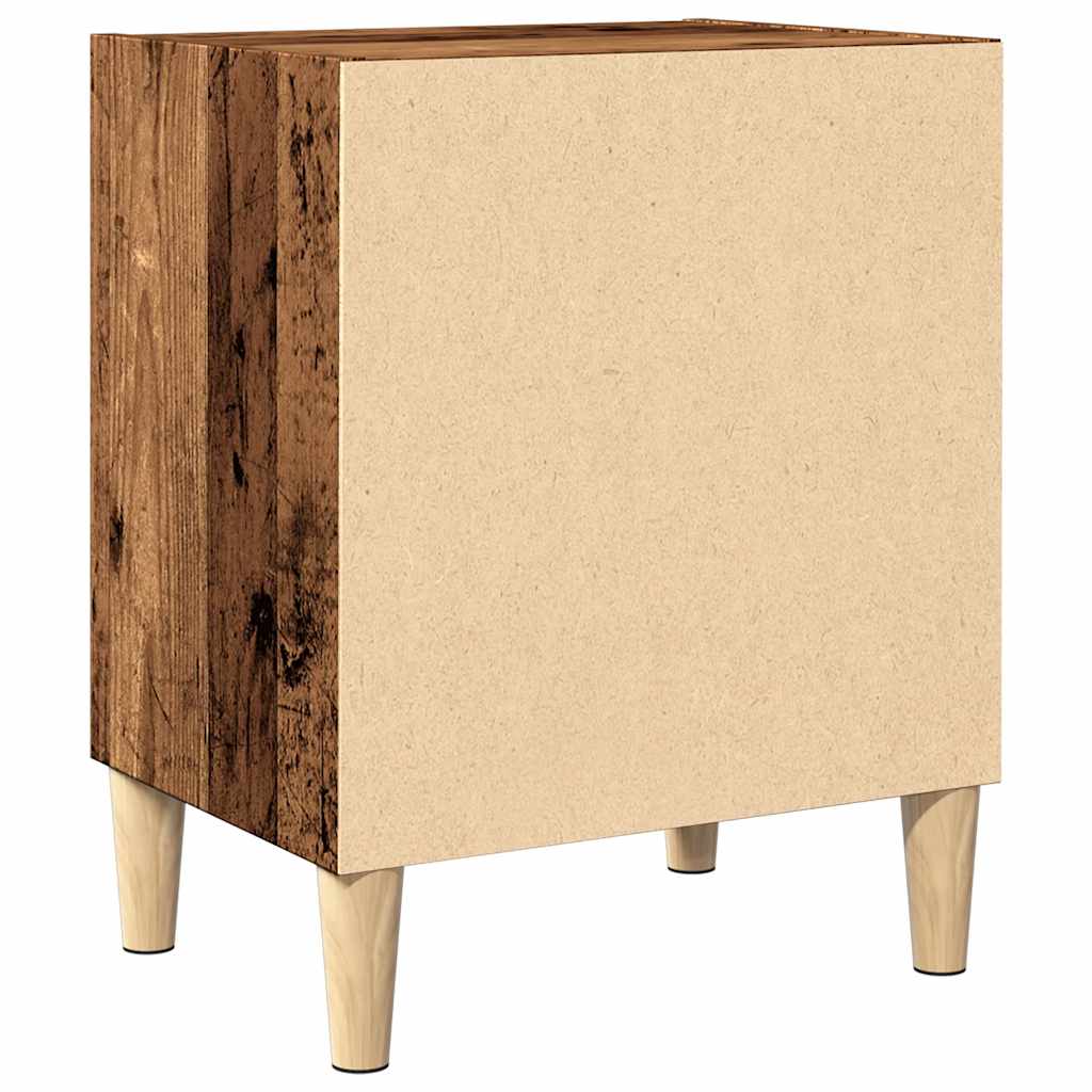 Noćni ormarići 2 kom Staro drvo 40x30x50 cm Konstruirano drvo