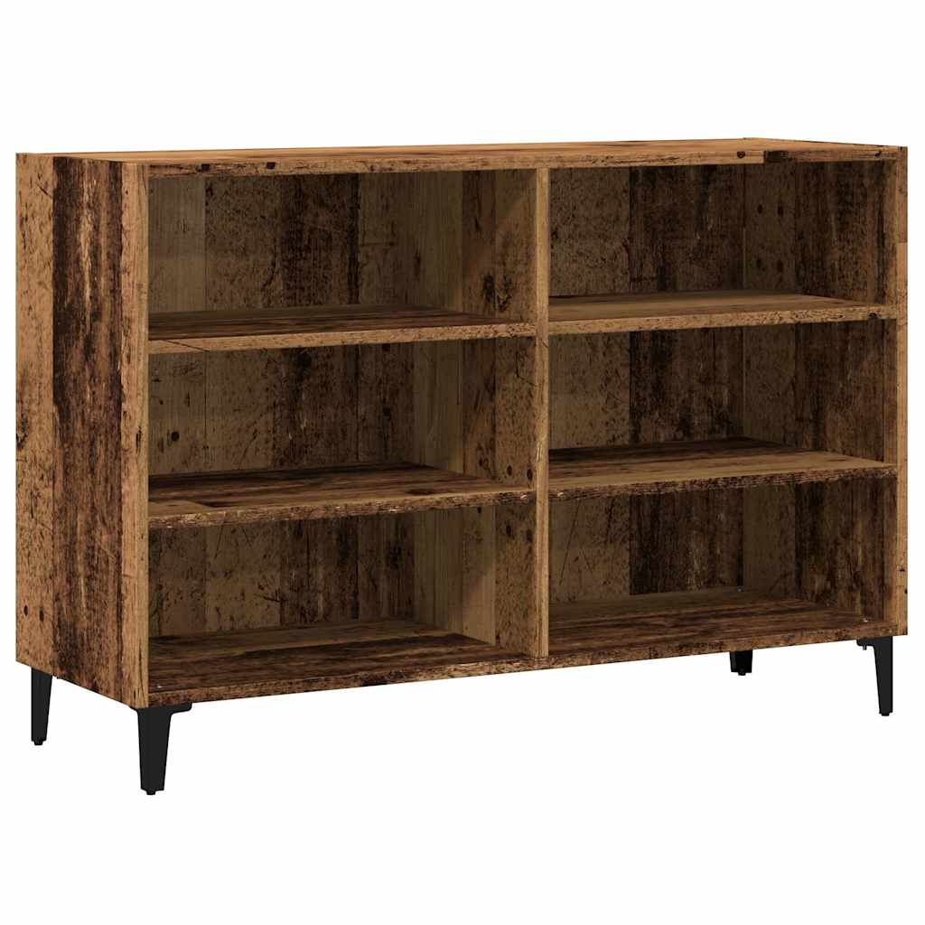 Komoda boja starog drva 103,5 x 35 x 70 cm konstruirano drvo