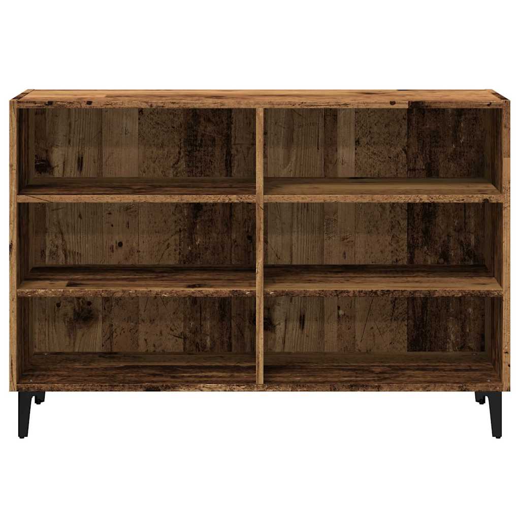 Komoda boja starog drva 103,5 x 35 x 70 cm konstruirano drvo