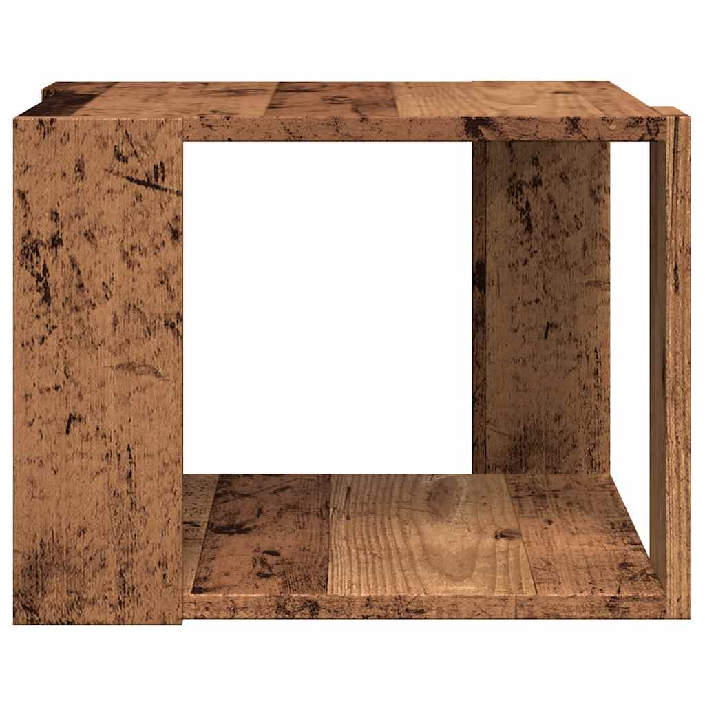 Stol za kavu staro drvo 40x40x30 cm konstruirano drvo