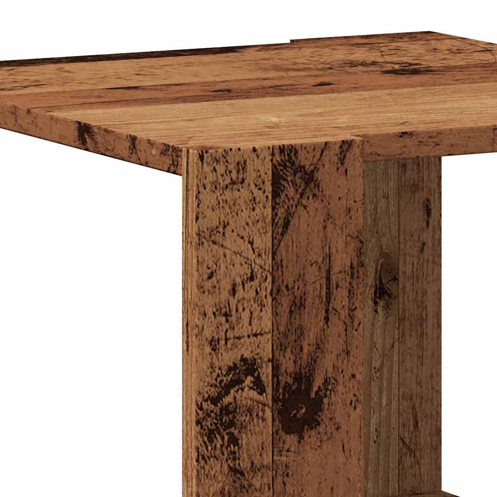 Stol za kavu staro drvo 40x40x30 cm konstruirano drvo