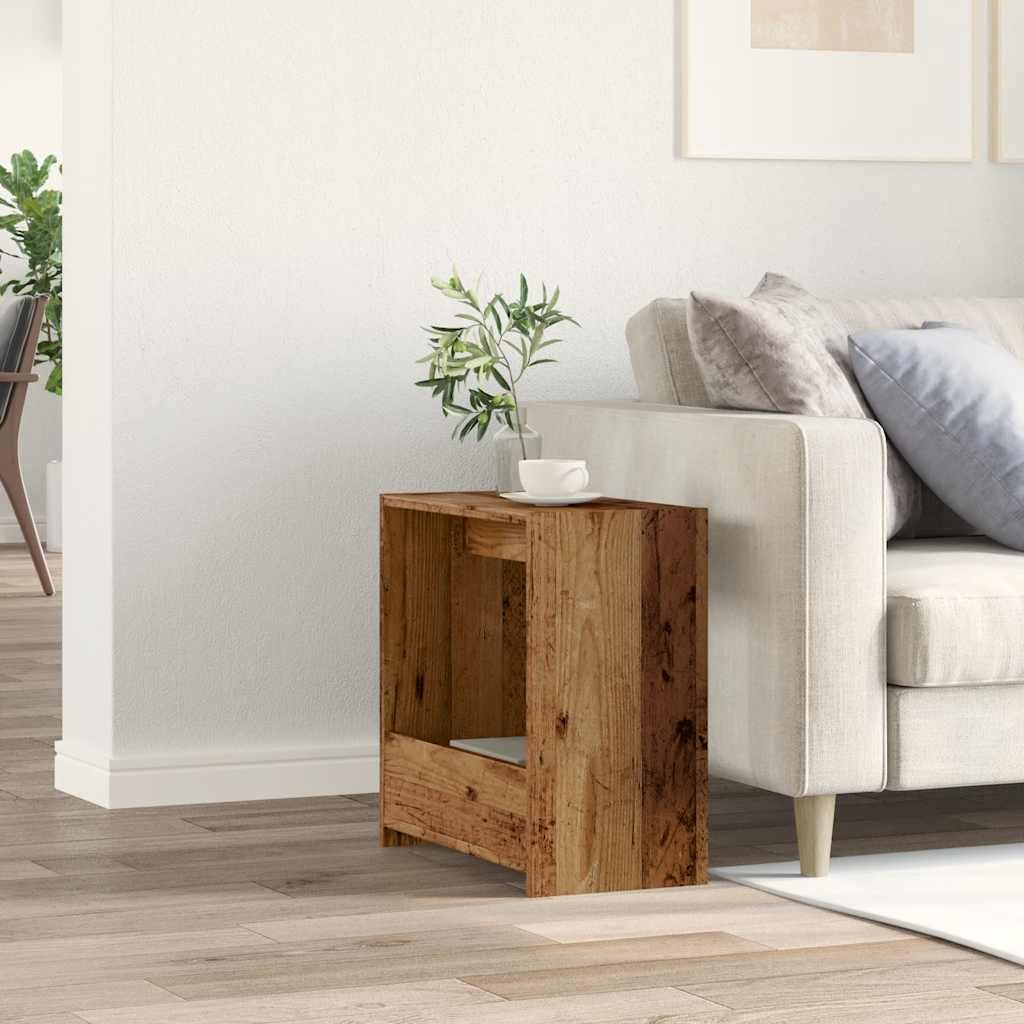 Pomoćni stol staro drvo 50x26x50 cm konstruirano drvo