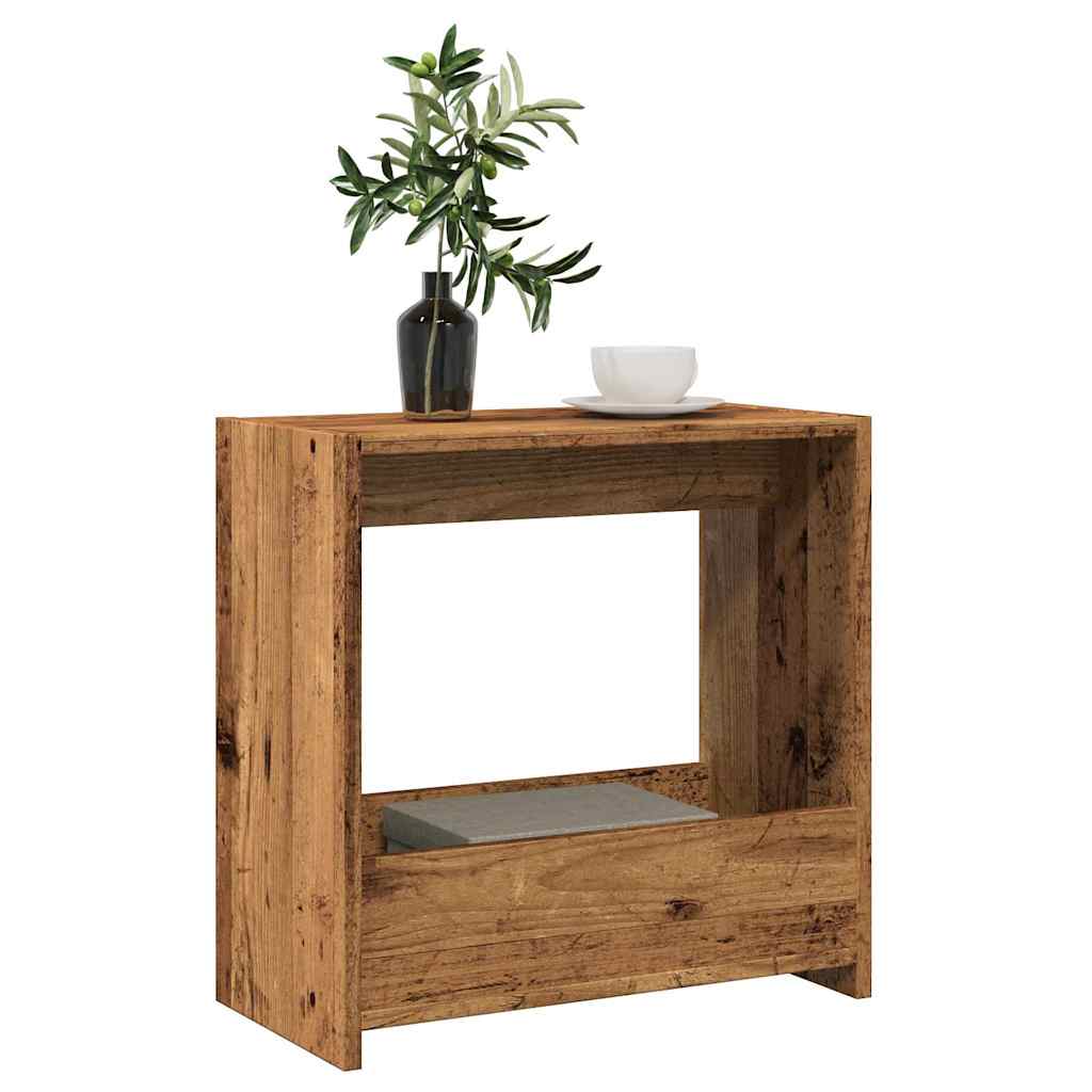 Pomoćni stol staro drvo 50x26x50 cm konstruirano drvo