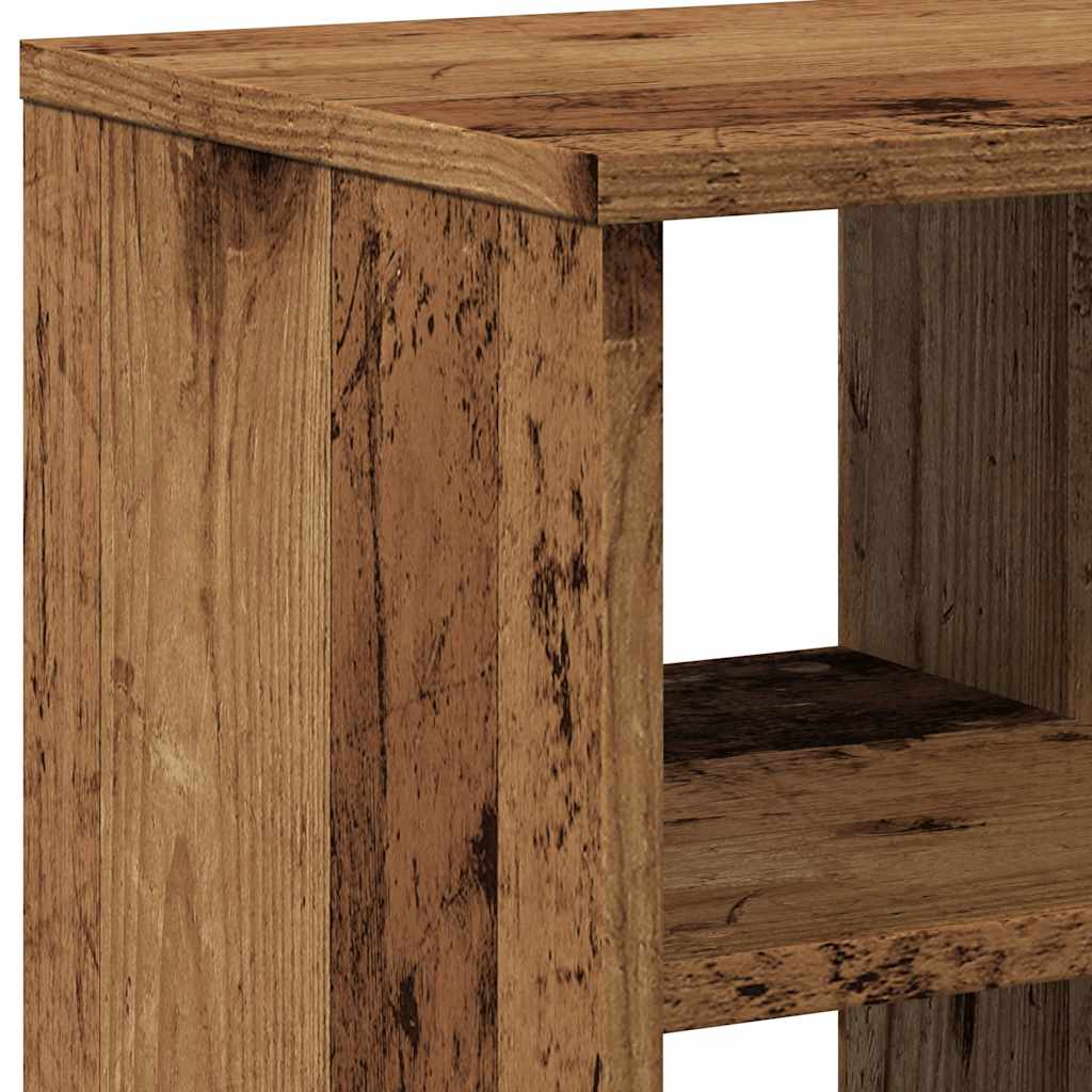 Pomoćni stol staro drvo 50x30x50 cm konstruirano drvo