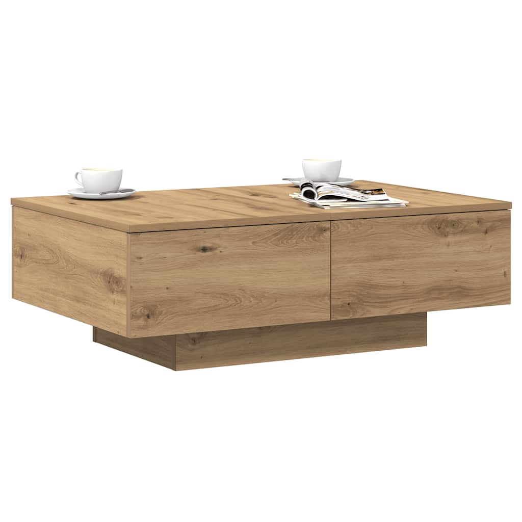 Stol za kavu Artisan hrast 90x60x31 cm Konstruirano drvo