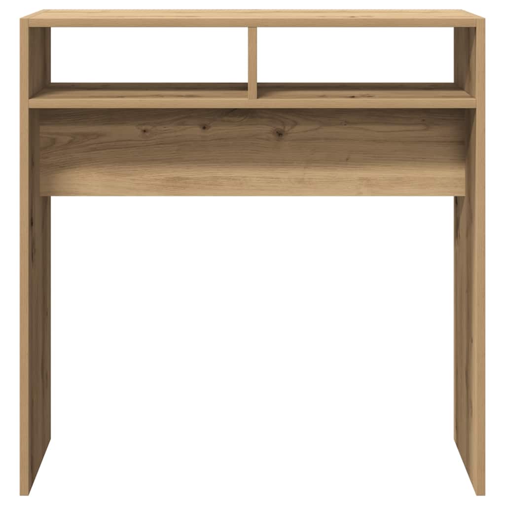 konzolni stol Artisan hrast 78x30x80 cm konstruirano drvo