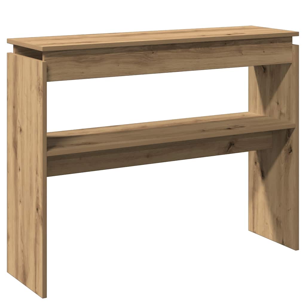 Konzolni stol Artisan hrast 102x30x80 cm izrađeno drvo