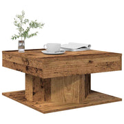 Stol za kavu staro drvo 55x55x30 cm konstruirano drvo