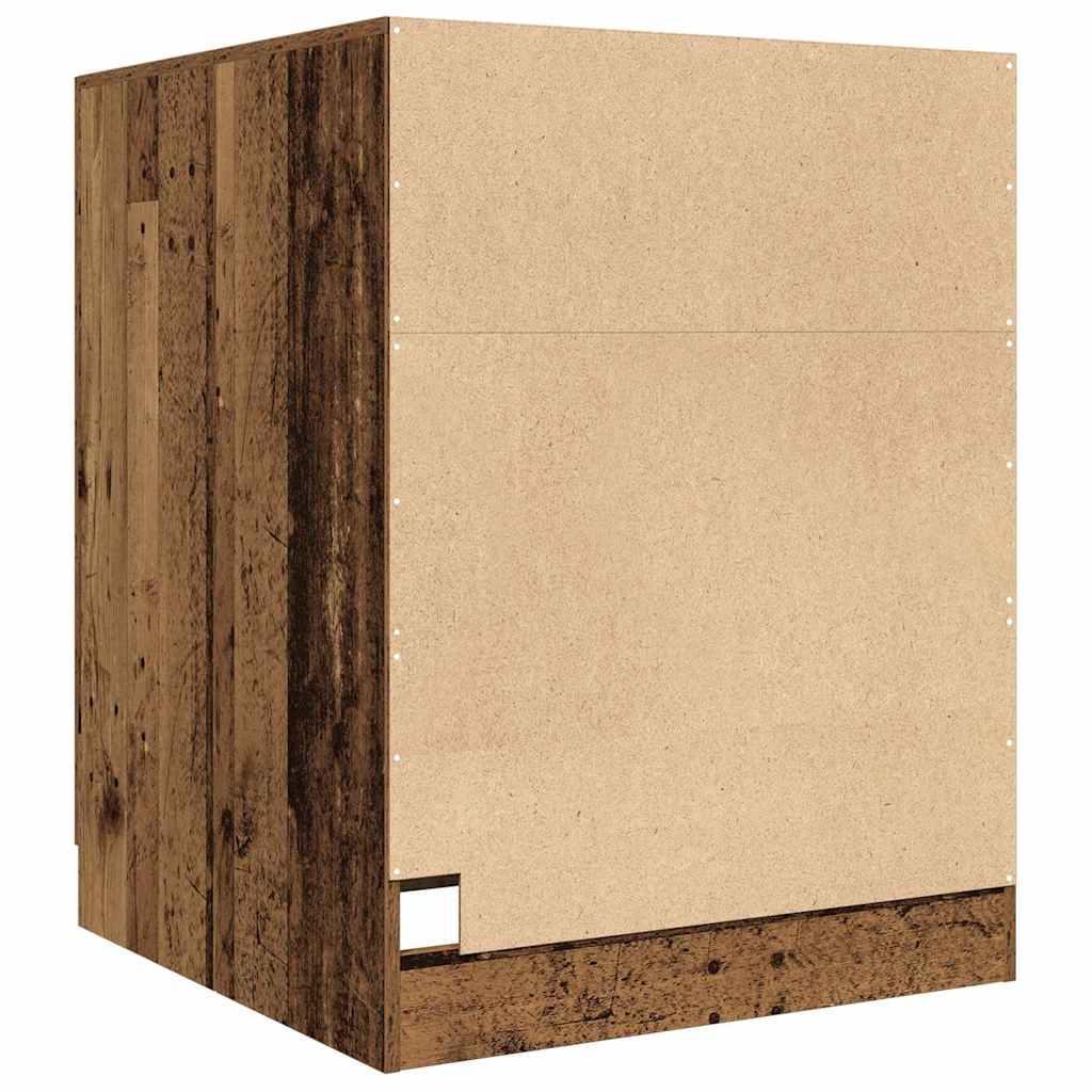 Ormarić za perilicu rublja boja staro drvo 70,5x71,5x91,5 cm