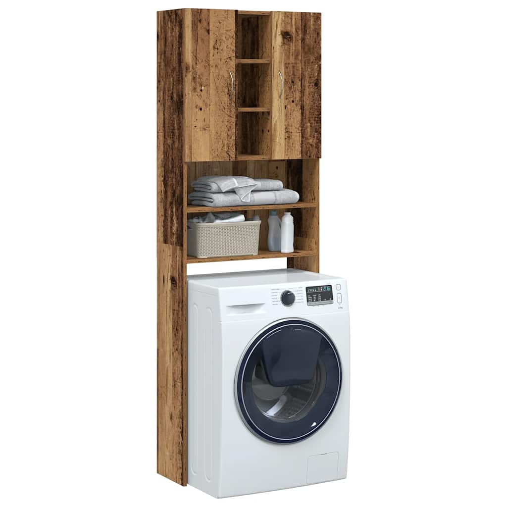 Ormar za perilicu rublja staro drvo 64x25,5x190 cm