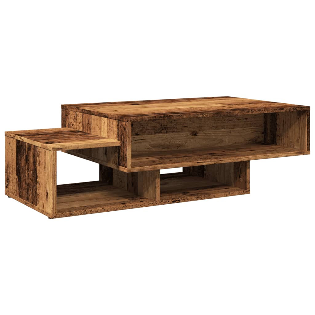 Stolić za kavu boja starog drva 105x55x32 cm konstruirano drvo