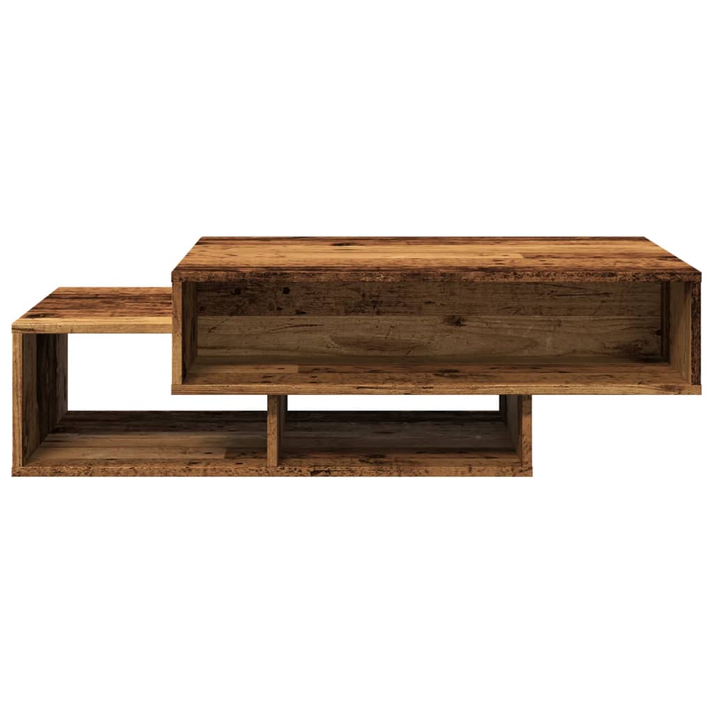 Stolić za kavu boja starog drva 105x55x32 cm konstruirano drvo