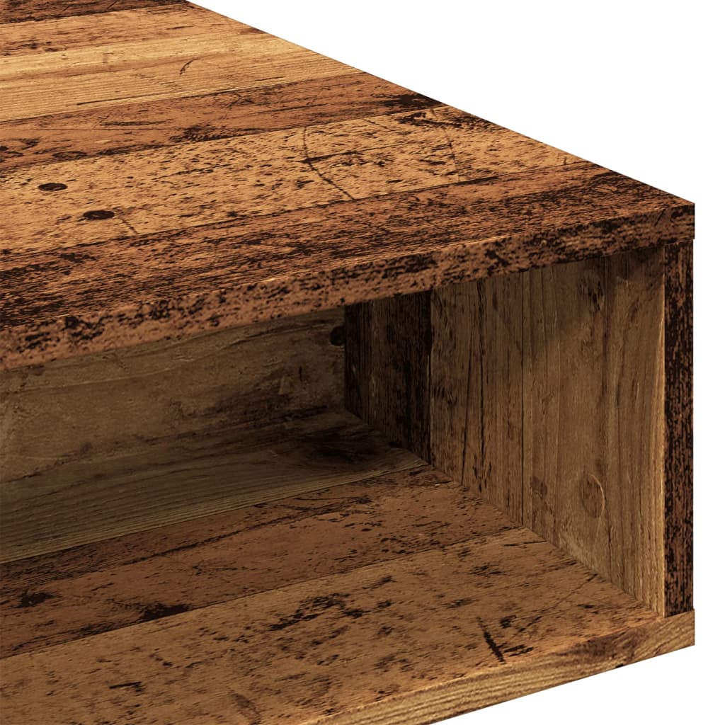 Stolić za kavu boja starog drva 105x55x32 cm konstruirano drvo